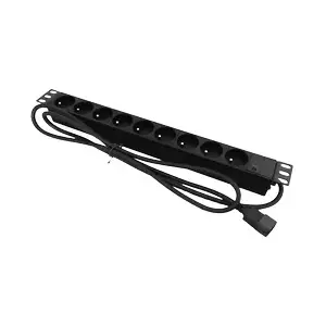Удлинитель Alantec PZ09UC20 1.8м 9 розеток черный