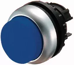 Eaton M22-DLH-B Pushbutton Switch, Blue, IP66/IP67/IP69