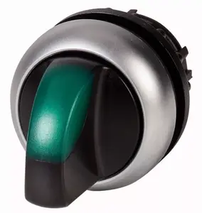 Eaton 284395 Rotary Switch, 2-Position Illuminated Green