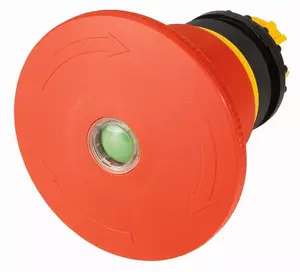 Eaton M22-PVT45P-MPI Mushroom Pushbutton Switch, Non-Illuminated, Turn-to-Release