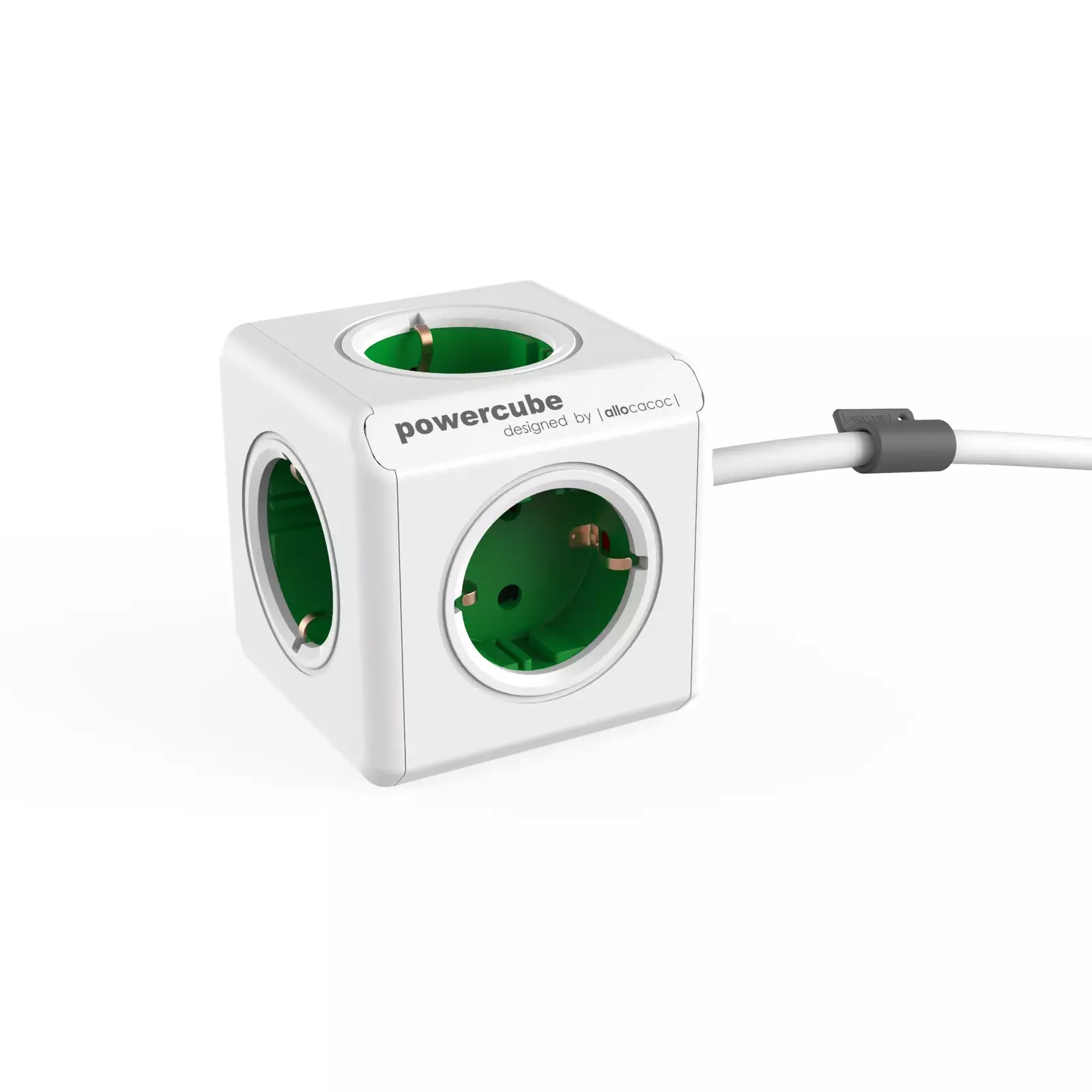 Allocacoc PowerCube Extended 1,5M GREEN Photo 1