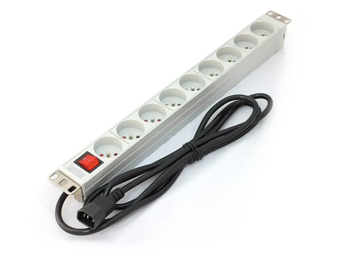 Устройство распределения питания PDU Digitus A-19-STRIP-4-IMP Photo 2