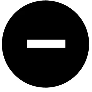 Eaton M22-XD-S-X5 Button Plate, Black and White, 22.5 mm