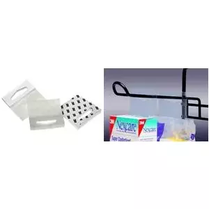 Hang Tabs 3M 1076 — hh 500 pack Euro slot adhesive hang tabs for retail display