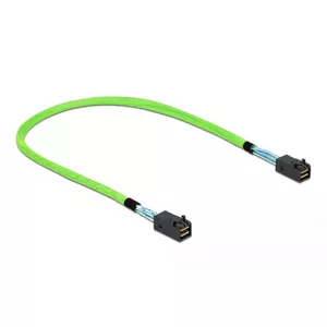 SAS Cable DeLOCK 86624 0.5m 64 Gbit/s Green