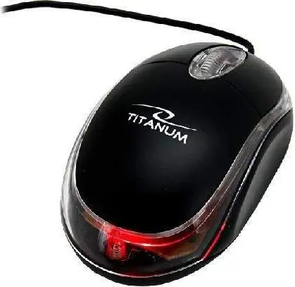 Vadāmā ambidekstr̦a biroja pele Titanum TM102K