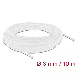 Оплетка DeLOCK 20692 10 м x 3 мм белая