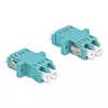DELOCK LC female–female OM3 fibre adapter 86536 Photo 2