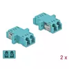 DELOCK LC female–female OM3 fibre adapter 86536 Photo 3