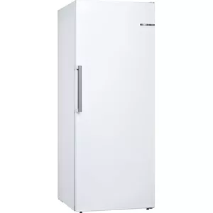 Vertikālais saldētava Bosch Serie 6 GSN54AWDV — 328 L lietderīgā, NoFrost, FastFreeze, LED displejs, balts