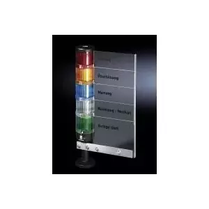 Label plate Rittal SG 2374.150 for signal towers — modular marking panel