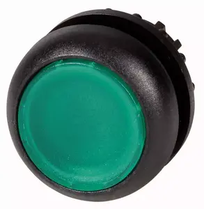 Eaton M22S-DL-G izgaismots spiedpogas slēdzis, melns un zaļš