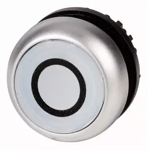 Eaton M22-DL-W-X0 Illuminated Pushbutton Actuator, White, IP67/IP69