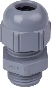 Lapp SKINTOP ST PG9 Cable Gland, Polyamide, 3.5-8 mm, IP68, Silver Grey