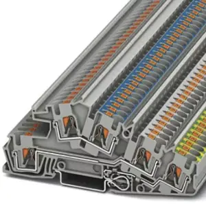 PHOENIX 3214049 Termināļa bloks Pelēks PTI 4-PE/L/N