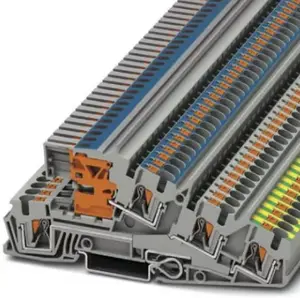 PHOENIX 3214047 Spaiļu bloks Pelēks PTI 4-PE/L/NT 0,2mm² - 6mm²