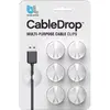 BlueLounge CableDrop зажим для кабеля — белый, 2.3 мм, 6 шт. Photo 2