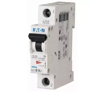 Автоматический выключатель Eaton FAZ-C1/1, 1-полюсный, тип C, 1А