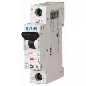 Автоматический выключатель Eaton FAZ-C6/1-DC, 1-полюсный, 6А, тип C