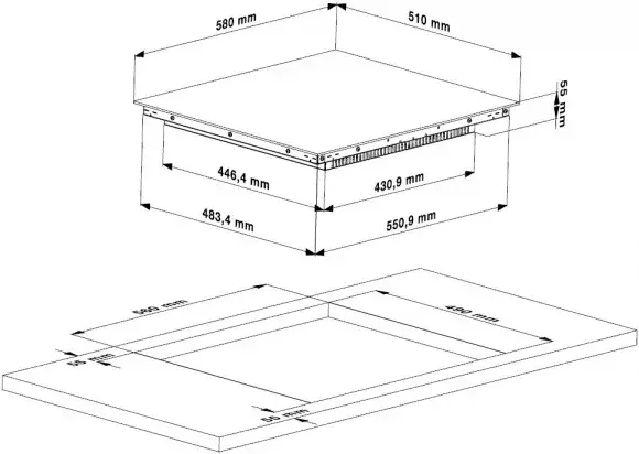 Beko HII64401MT hob HII64401MT Photo 2