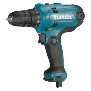 Makita DF0300 drill 1500 RPM Keyless 1.2 kg Black, Blue