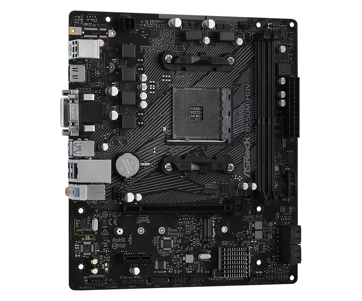 Pamatplate Asrock B550M-HDV, 90-MXBDJ0-A0UAYZ Photo 4