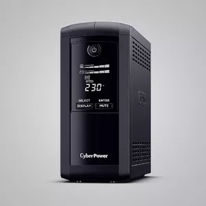 Uninterruptible Power Supply CYBERPOWER VP700ELCD-FR 0.7 kVA (390 W), Line-Interactive, 4 Type E outlets, LCD, USB, RS-232