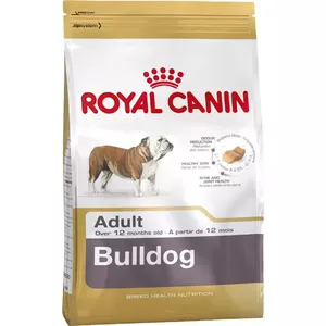 Сухой корм для собак Royal Canin Bulldog Adult 12 кг — для взрослых бульдогов, вкус курицы, 24% белка, 14% жира