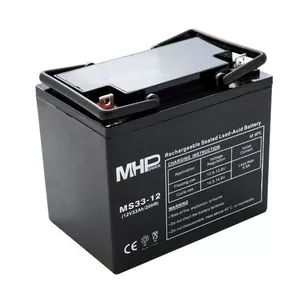 Aizvērts svina-skābes VRLA AGM akumulators CARSPA MS33-12 12V 33Ah