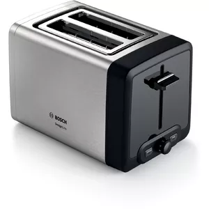 Toaster Bosch TAT4P420DE 2 slice 970 W Black Silver