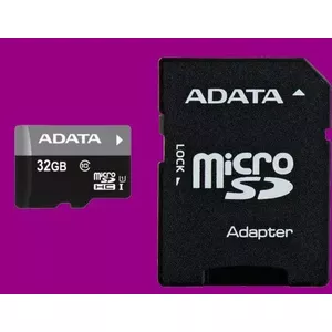 Videonovērošanas kamera ADATA SDHC-32GB-micro-A Class 10 Photo 1