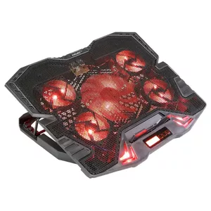 Notebook cooling stand Evolveo Ania 5R with red backlight, model ANIA5R