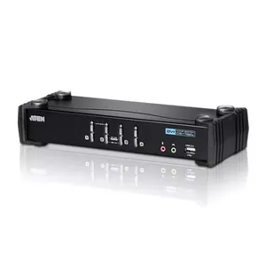 ATEN 4-портовый USB DVI KVM переключатель с аудио и USB 2.0 хабом