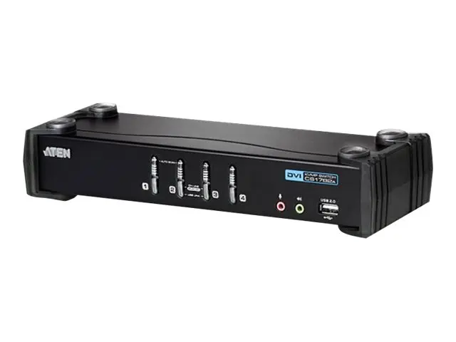 ATEN 4-portu USB DVI KVM slēdzis