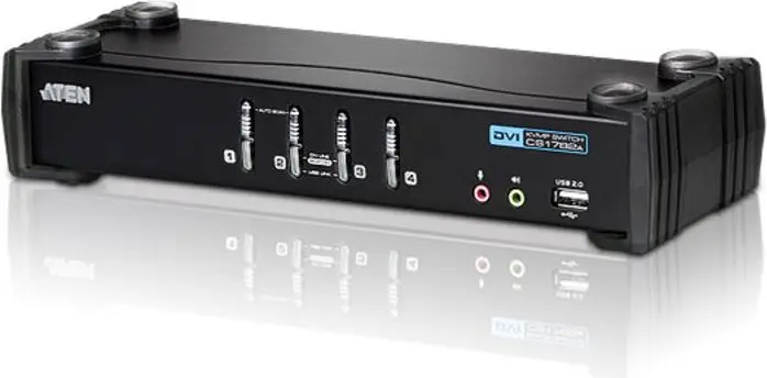 ATEN 4-portu USB DVI KVM slēdzis Photo 7