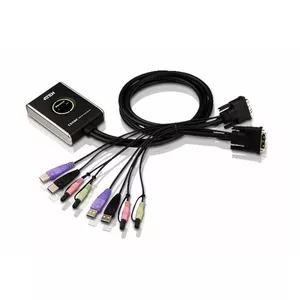 KVM switch ATEN CS682 — 2-port USB DVI-D KVM with audio, WUXGA 1920x1200, 60Hz, USB keyboard/mouse