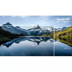 Crystal clear images with Quad HD 2560 x 1440 pixels