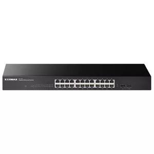 Edimax GS-1026 V2 tīkla pārslēgs Nepārvaldīts Gigabit Ethernet (10/100/1000) Melns