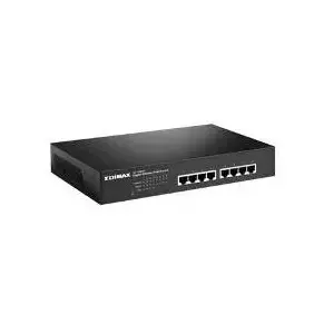 Edimax GS-1008PH tīkla pārslēgs Gigabit Ethernet (10/100/1000) Power over Ethernet (PoE) Melns