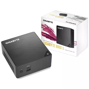 Gigabyte GB-BLCE-4105 korpuss UCFF Melns BGA 1090 J4105 1,5 GHz