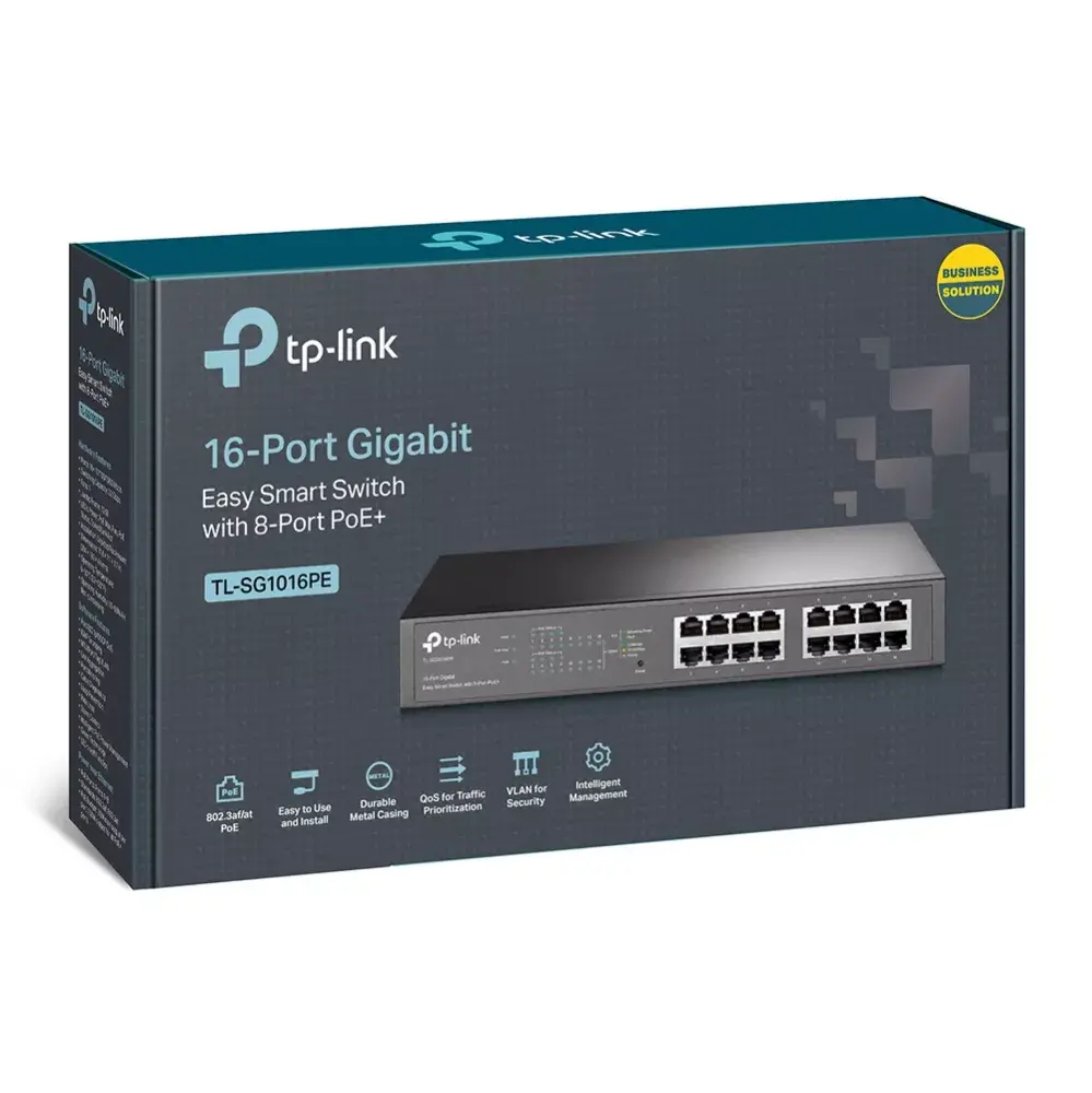 Pārvaldāms slēdzis TP-Link TL-SG1016PE Photo 3
