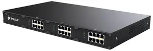 Yeastar S300 VoIP Gateway and IP PBX Controller with Gigabit Ethernet, SIP, IAX2, Voice Codecs G.711, G.722, G.726, G.729A, and 1U Rackmount Design