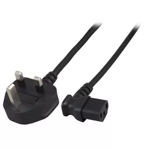 Power cable EFB Elektronik EK460.1,8 Black 3 m BS 1363/A C13 coupler