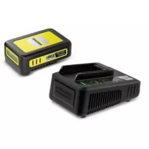 Battery and charger set Karcher Power 18 V 2.5 Ah, 1 battery, 1 charger, yellow
