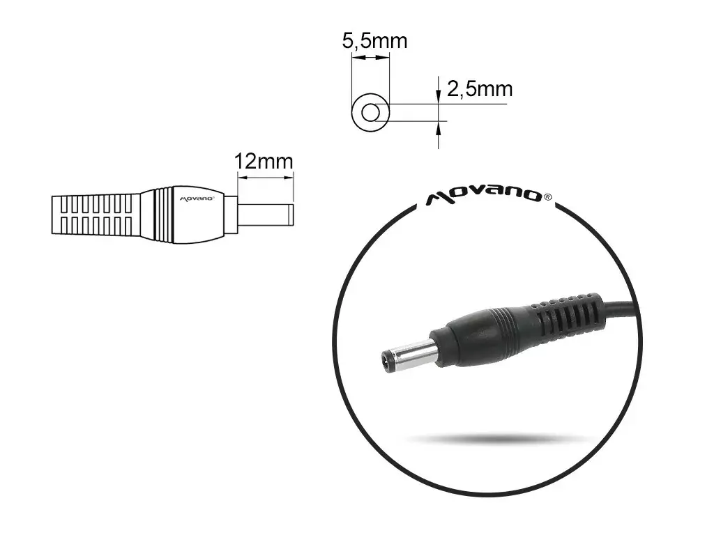 Зарядное устройство MITSU 19V 4.74A 5.5x2.5 Photo 3