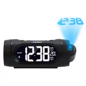 Clock radio BLAUPUNKT CRP9BK — FM/PLL, LED display, time projection, AC/AAA battery, black