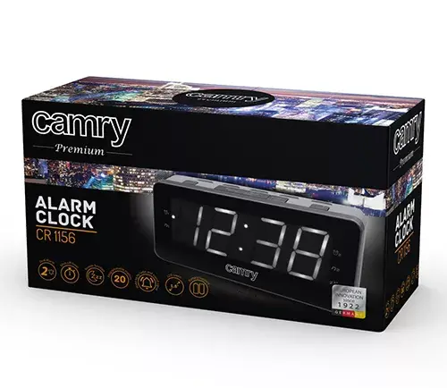 Camry CR 1156 digital alarm clock Photo 5