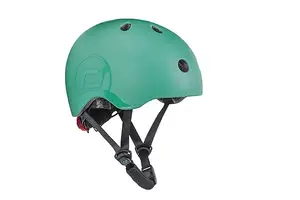 Half helmet Scoot & Ride 96366 — hard shell construction, sports headwear, size not specified, green