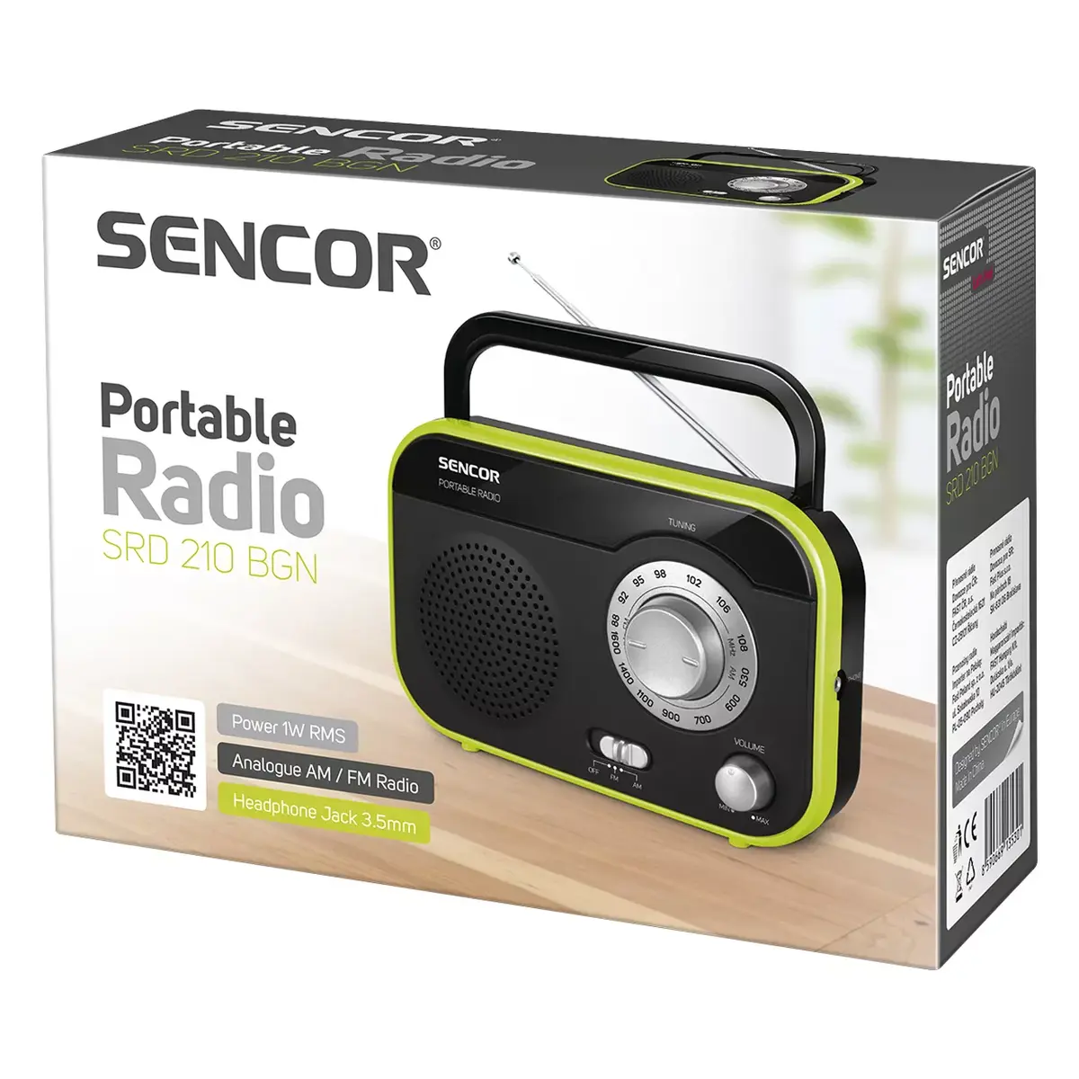 SENCOR SRD 210 BGN portatīvais analogais radio Photo 2