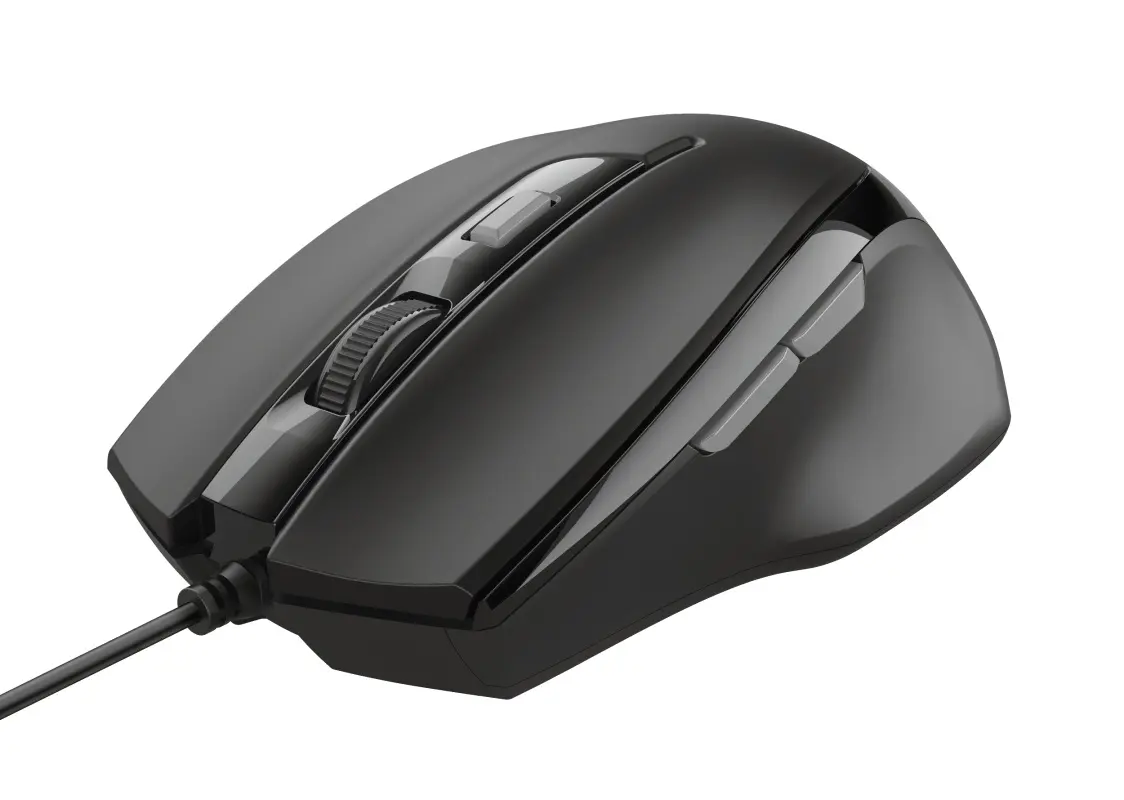 Проводная мышь Trust Voca 2400 DPI черная Photo 9